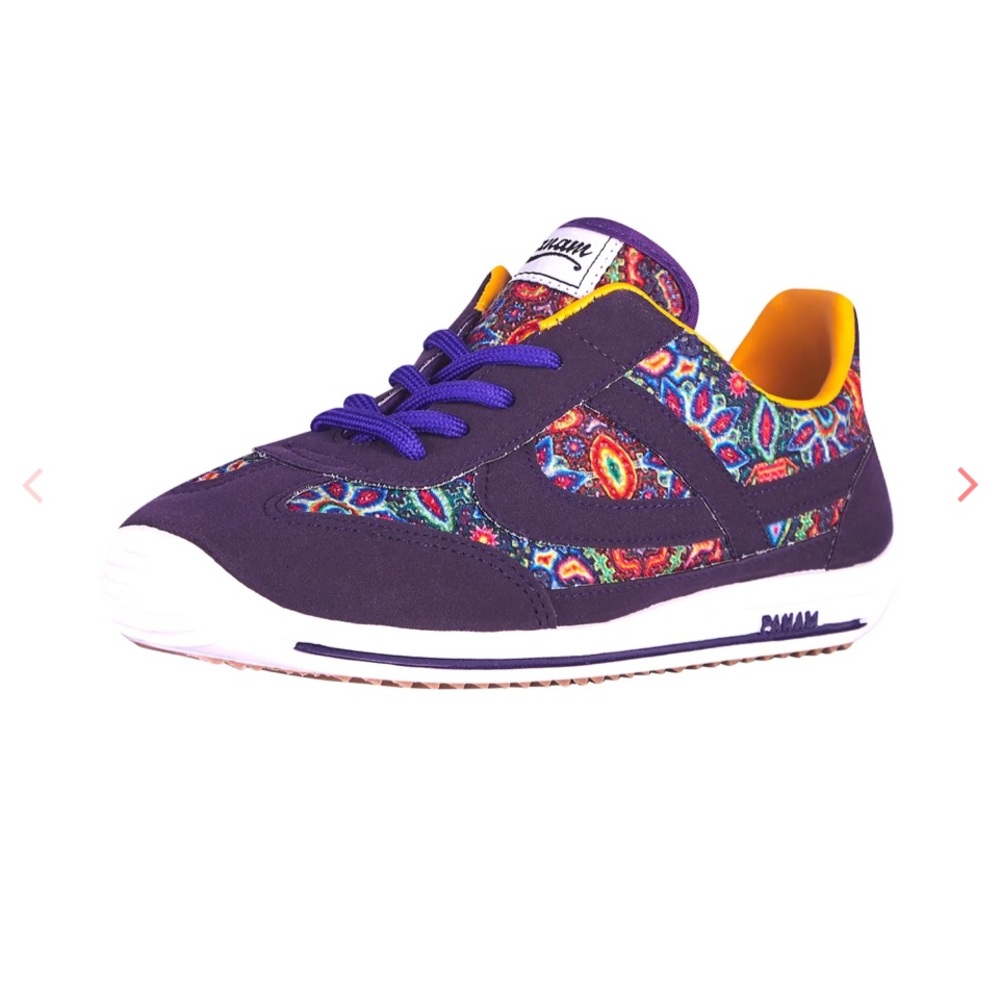 Purple Patterned Women's Sneakers